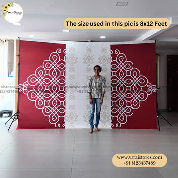 Festival kolam  - Fabric With Pole Pocket