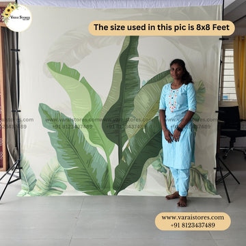 Kadhali vruksham  - Fabric With Pole Pocket