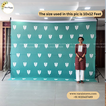 Vishnu naamam - Fabric With Pole Pocket