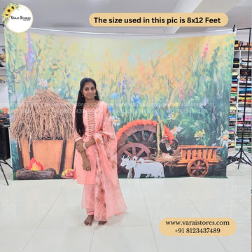Pongal Type 1   - Fabric With Pole Pocket