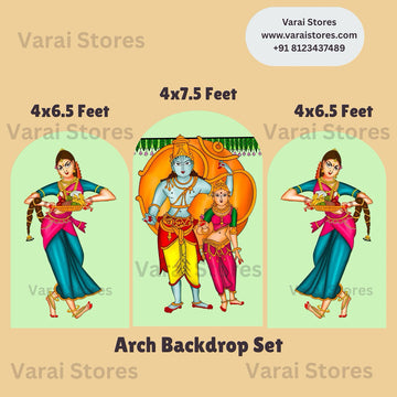 Sita Ram Arch Backdrop Set