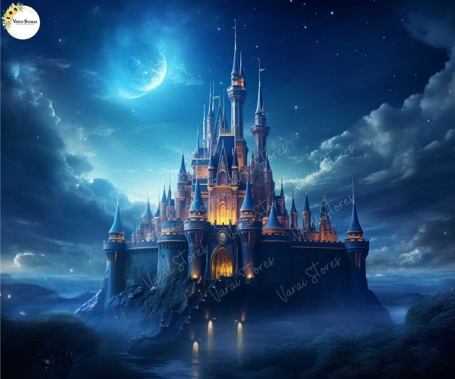 Lightning Castle - Fabric (5x7) Feet