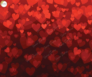 Little Hearts - Fabric (5x6) Feet