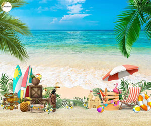 Beach Vibes - Fabric (5x8) Feet