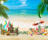 Beach Vibes - Fabric (5x8) Feet