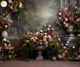 Multi Flower Decor - Printed Baby Backdrops - Fabric(Pre Order)