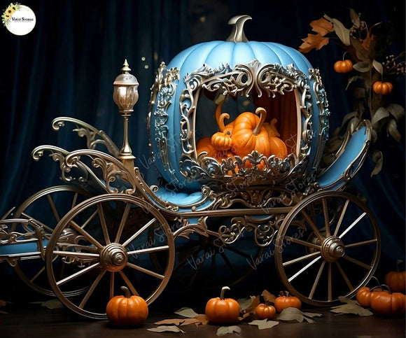 Pumpkin Carriage - Fabric (5x7) Feet