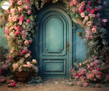 Paris Doorway - Printed Baby Backdrop - FABRIC (PRE ORDER)