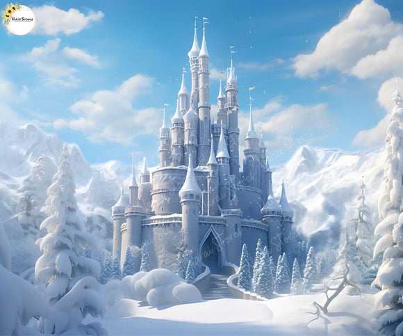 Winter Castle - Fabric (5x7) Feet