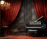 Music Room - Printed Baby Backdrop - FABRIC (PRE ORDER)