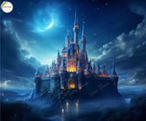 Lightning Castle - Printed Baby Backdrop - FABRIC (PRE ORDER)
