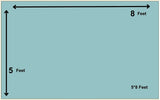 Pastel Blue - Printed Baby Backdrop - FABRIC (PRE ORDER)