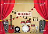 Rock Star - Fabric (5x7) Feet