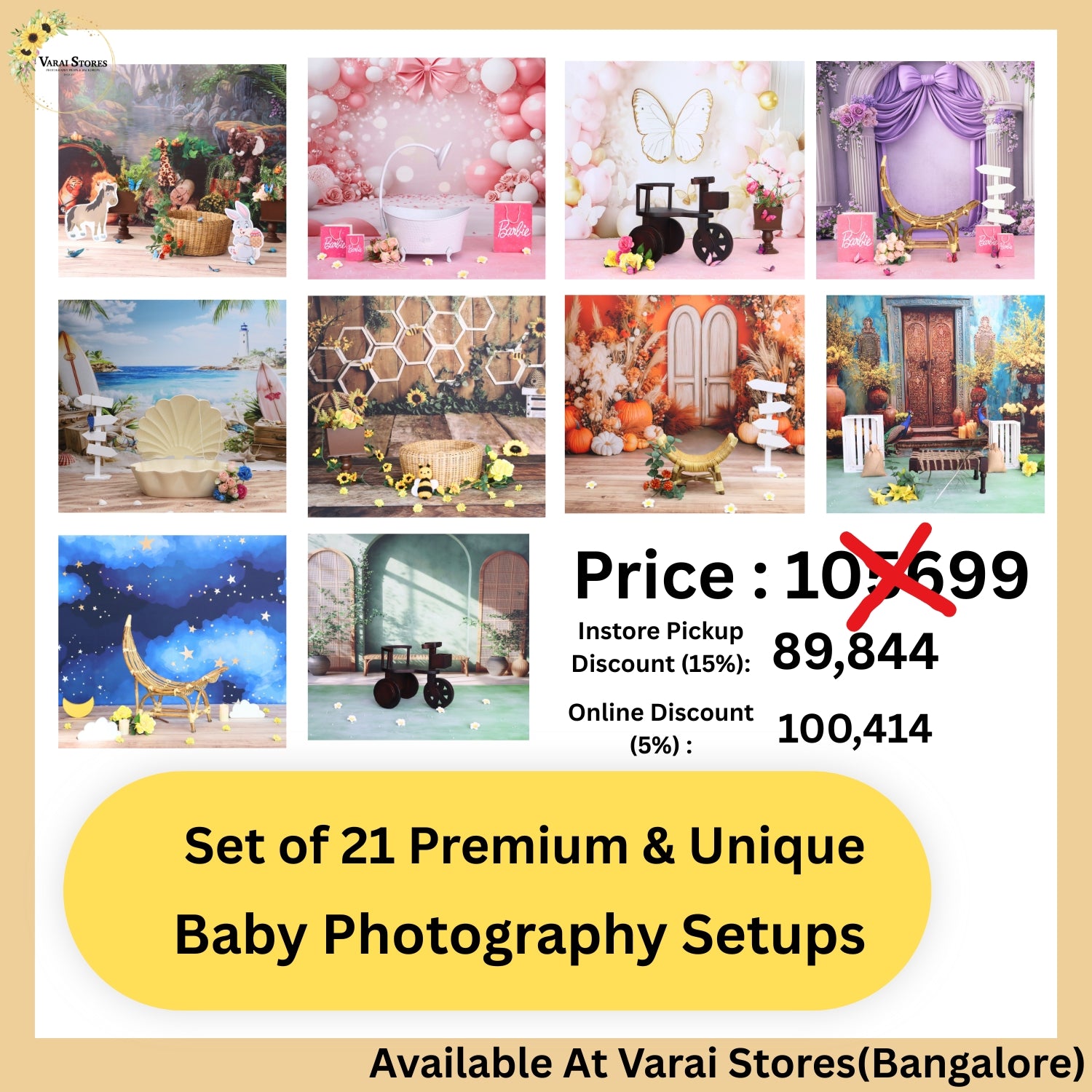 Varai Studio Package (21 Themes) - ( Bangalore Branch )