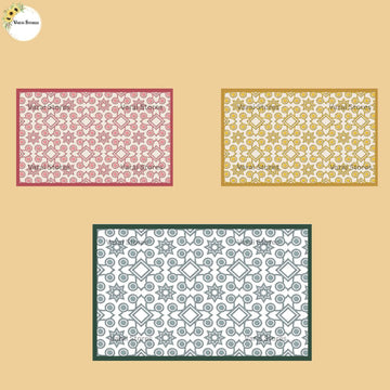 Crease Pattern  - Fabric Floor drop