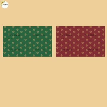 Golden flowers  - Fabric Floor drop