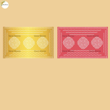 Traditional  Kolam - Fabric Floordrop