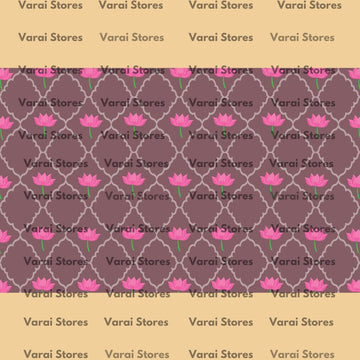 Diamond Lotus - Fabric Floordrop
