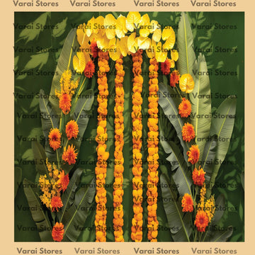 Banana Leaf Decor   - Fabric With Pole Pocket
