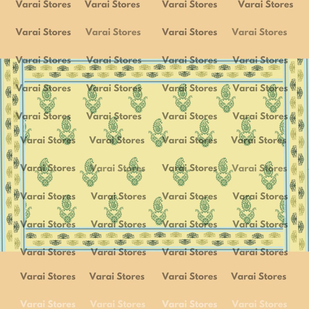 Paisley Pattern  - Fabric Floordrop