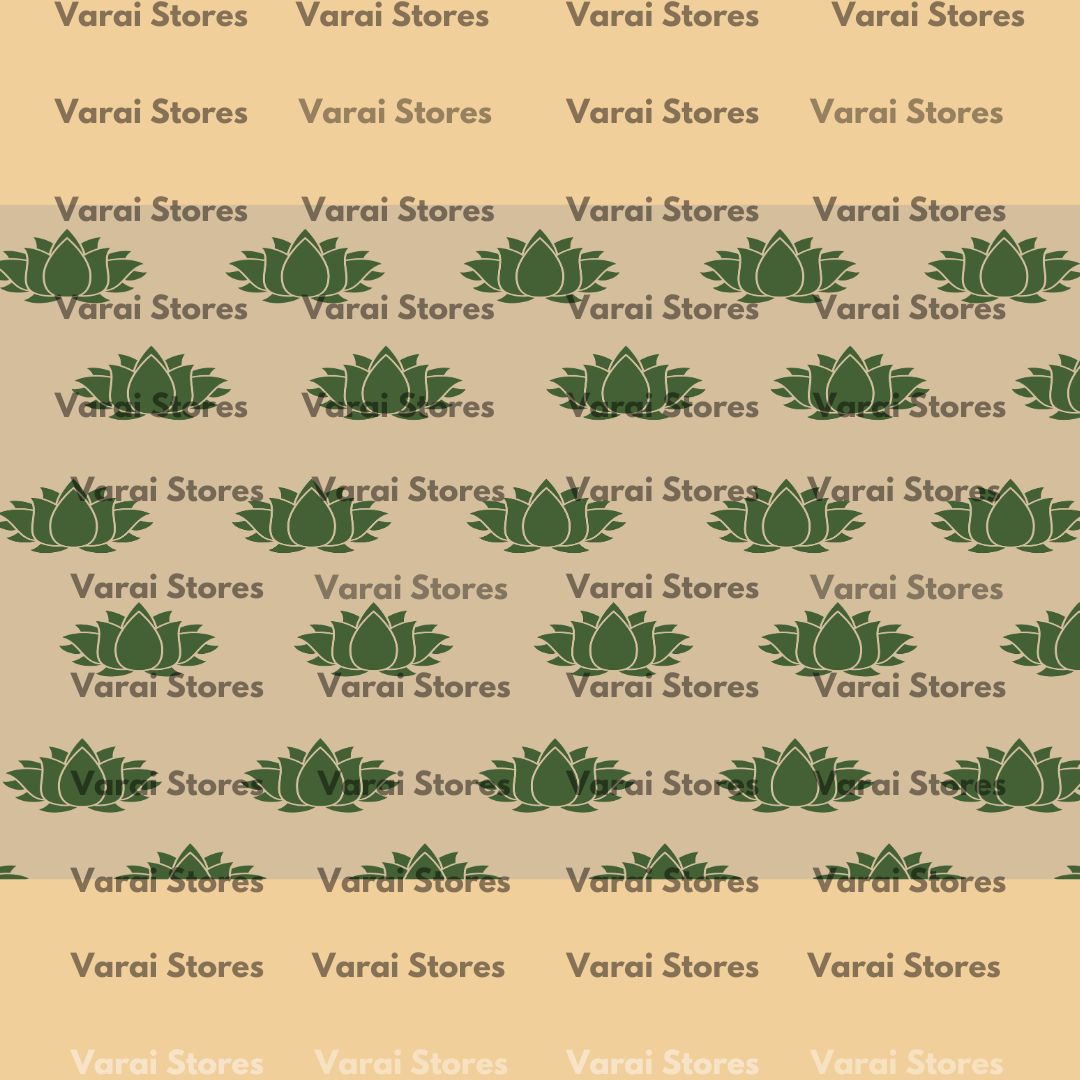 Pastel Lotus Light Brown   - Fabric Floordrop
