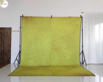 Textured Mustard Yellow - Printed  Lifestyle  Backdrop - PREMIUM  FABRIC