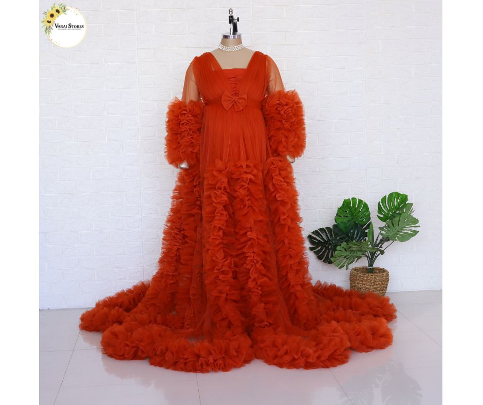 Madonna Gown - Orange