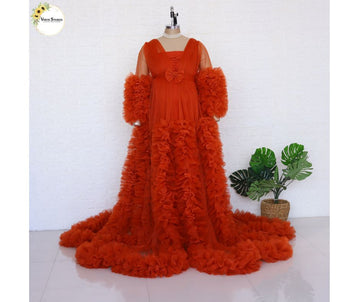 Madonna Gown - Orange