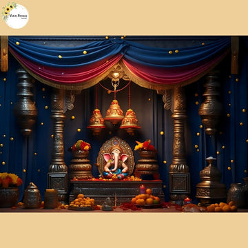 Ganesha - Baby Printed Backdrops - PREMIUM FABRIC