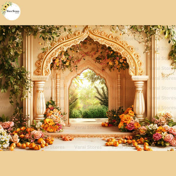 Hastinapur Palace - Baby Printed Backdrops - PREMIUM FABRIC