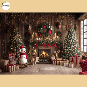 Merry Christmas - Baby Printed Backdrops - PREMIUM FABRIC