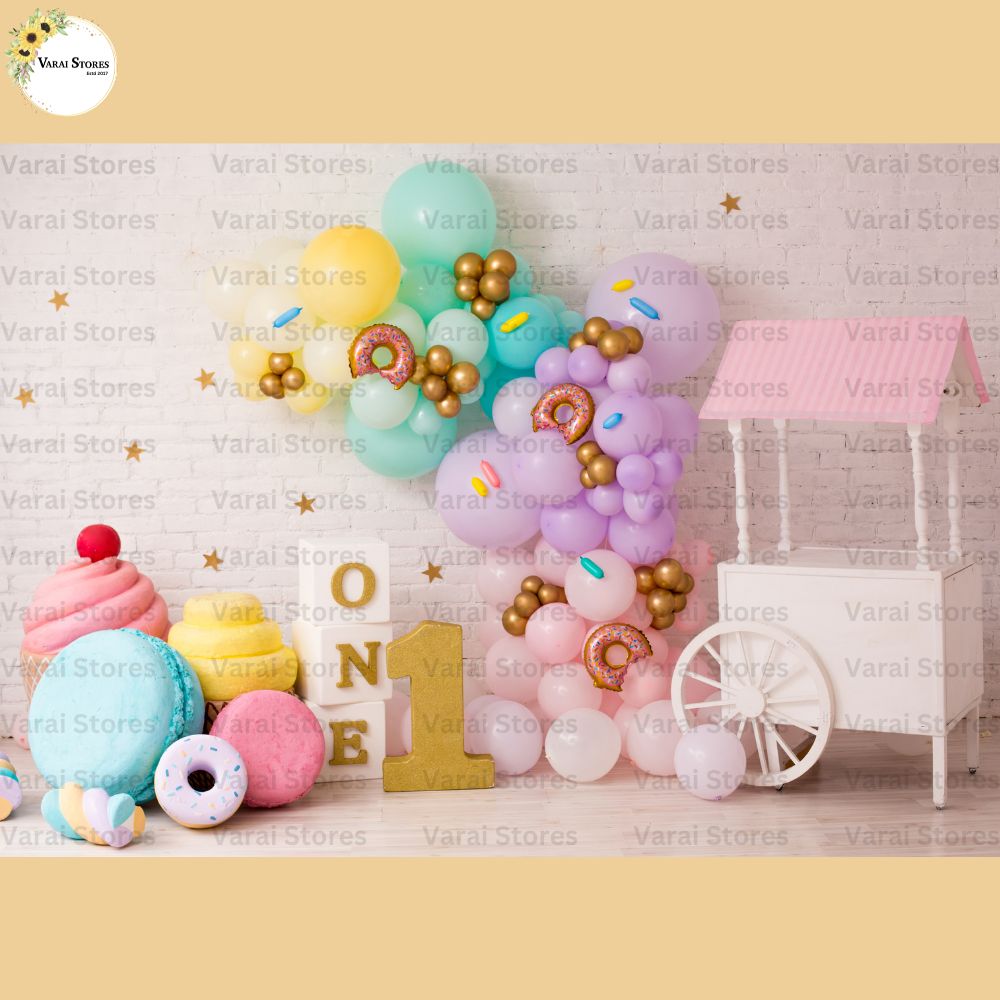 Candy Store -  Baby Printed Backdrops - PREMIUM FABRIC