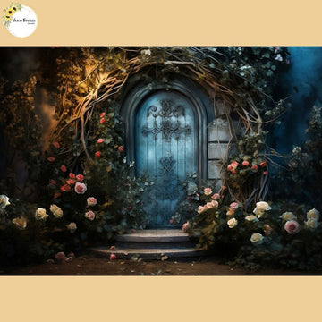 Jungle Doorway -  Baby Printed Backdrops - PREMIUM FABRIC