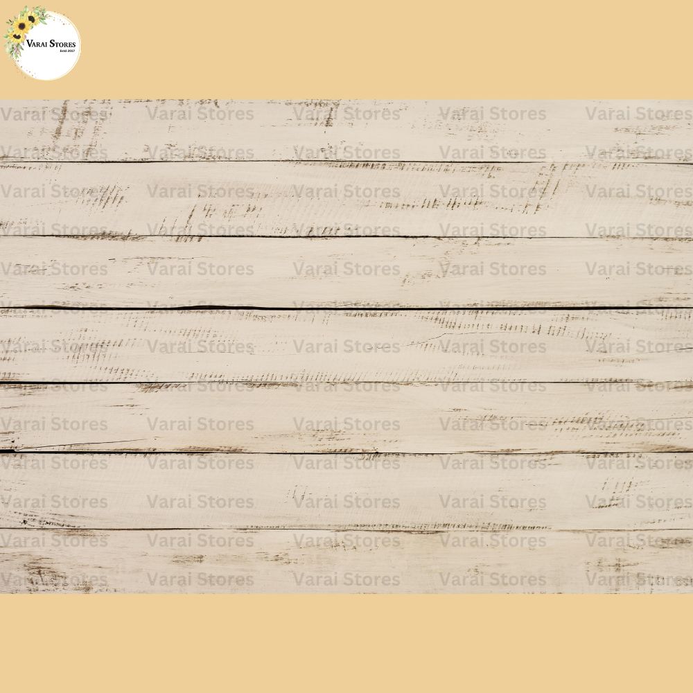Cream Wood  -   Baby Printed Backdrops - PREMIUM FABRIC