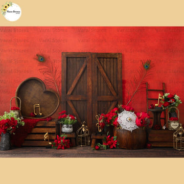 Red Heart Land - Baby Printed Backdrops - PREMIUM FABRIC