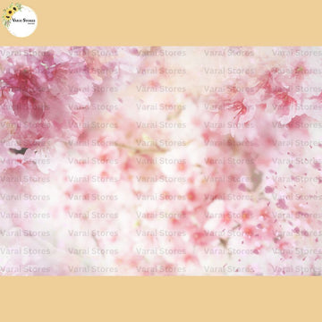Pink Floral -  Baby Printed Backdrops - PREMIUM FABRIC