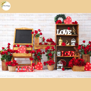 Radiant Rose Garden - Baby Printed Backdrops - PREMIUM FABRIC