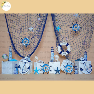 Nautical Sailor -  Baby Printed Backdrops - PREMIUM FABRIC