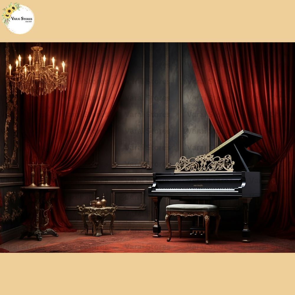 Music Room -  Baby Printed Backdrops - PREMIUM FABRIC