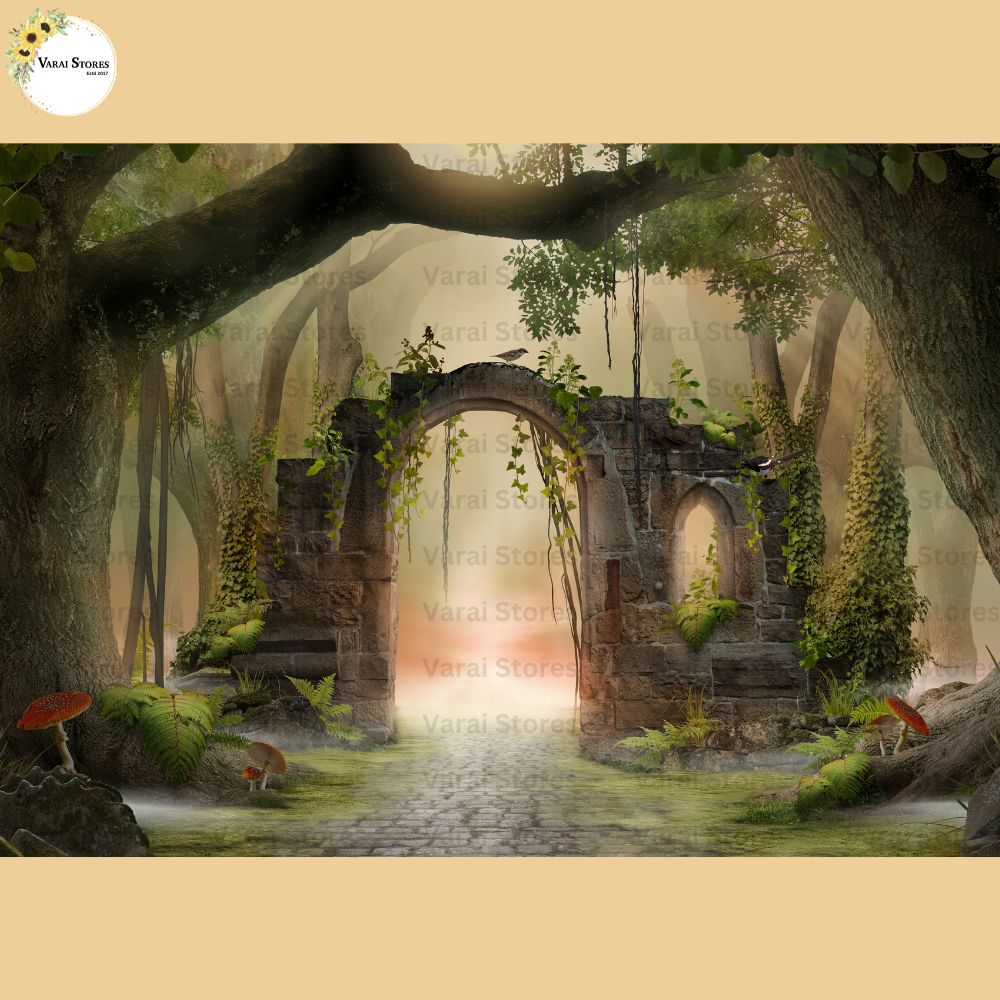 Halloween  Forest  -  Baby Printed Backdrops - PREMIUM FABRIC