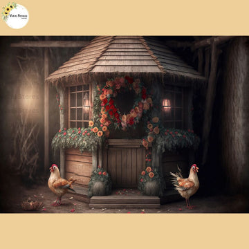 Country Side -  Baby Printed Backdrops - PREMIUM FABRIC