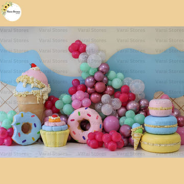 Sweet Balloons -  Baby Printed Backdrops - PREMIUM FABRIC