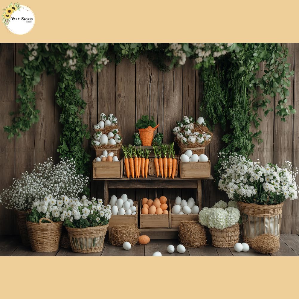 Spring Easter  -  Baby Printed Backdrops - PREMIUM FABRIC