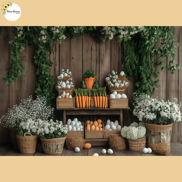 Spring Easter  -  Baby Printed Backdrops - PREMIUM FABRIC