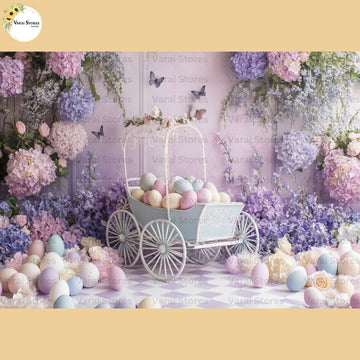 Blossom  Easter  -  Baby Printed Backdrops - PREMIUM FABRIC