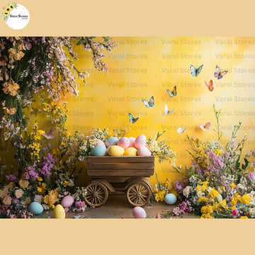 Color  Full Easter -  Baby Printed Backdrops - PREMIUM FABRIC