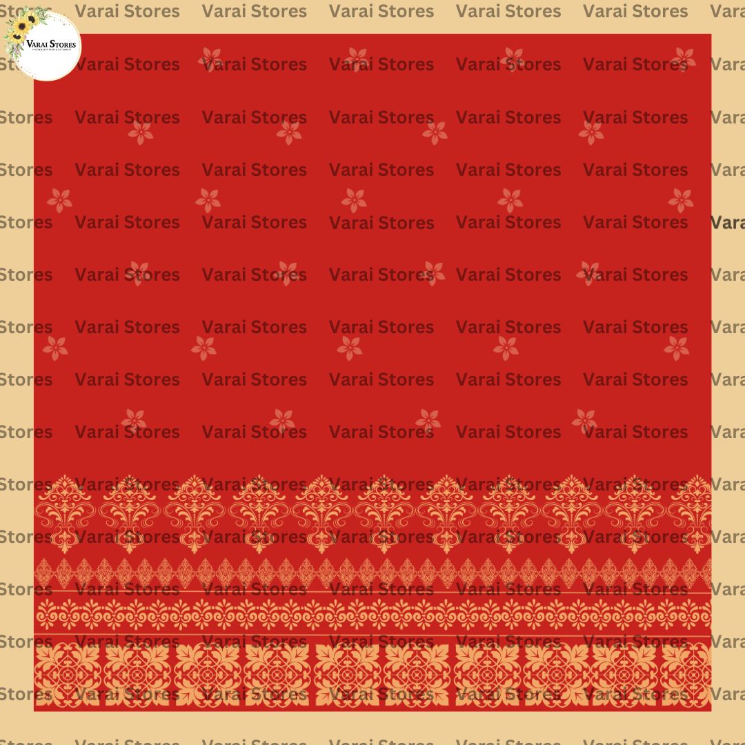 Royal Motif- Fabric With Pole Pocket