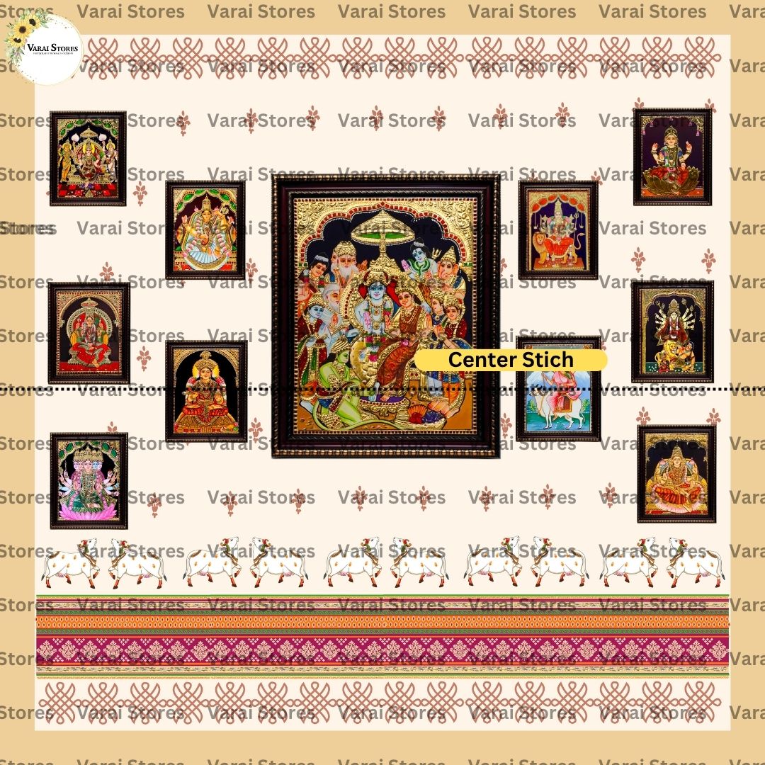 Sitha Rama Divine Art  - Fabric With Pole Pocket