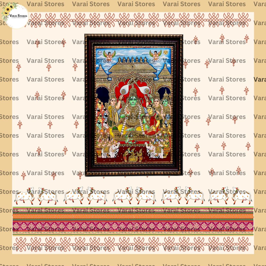 Ayodhya's Glory - Fabric With Pole Pocket