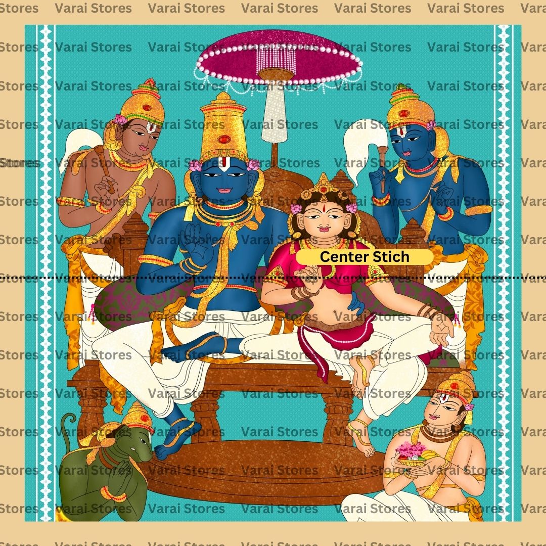 Srirama pattabhiashekam  - Fabric With Pole Pocket